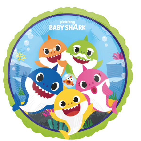 Folienballon - Baby Shark - ø 43cm